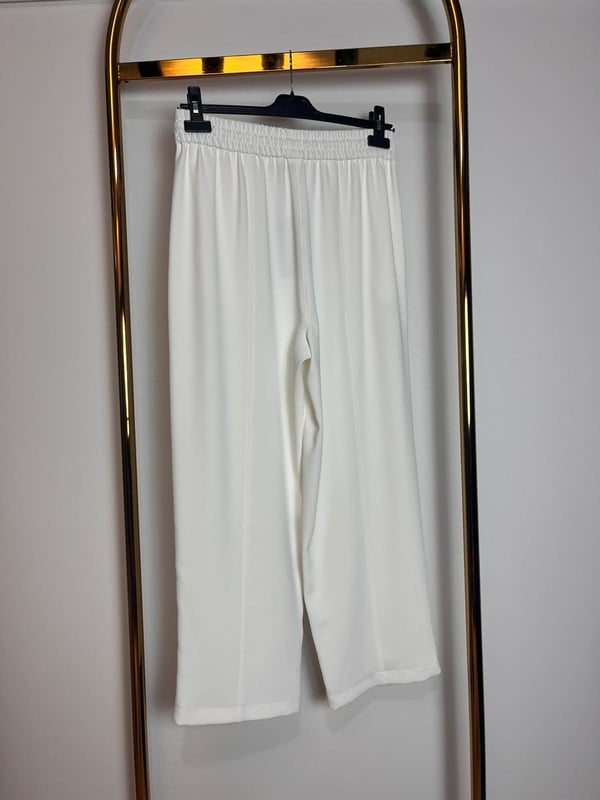 SENTEZ Elegance Beli Lastikli Dar Paça Pantolon