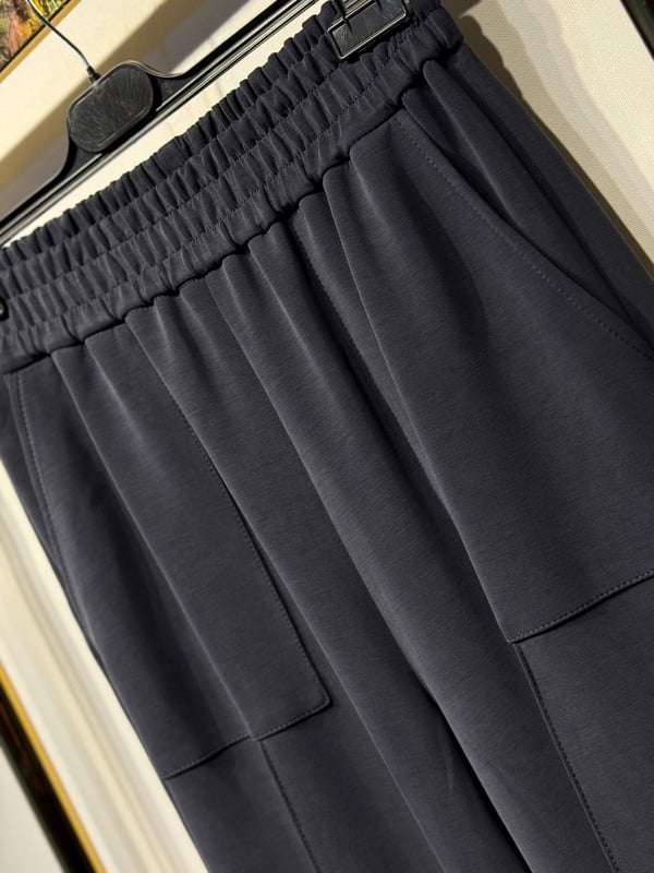 SENTEZ Noir Kargo Cepli Pantolon