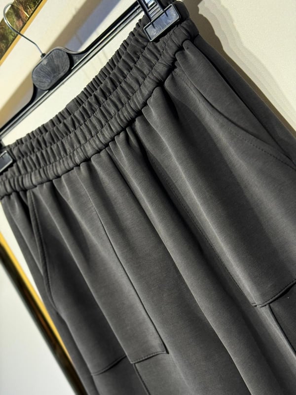 SENTEZ Noir Kargo Cepli Pantolon