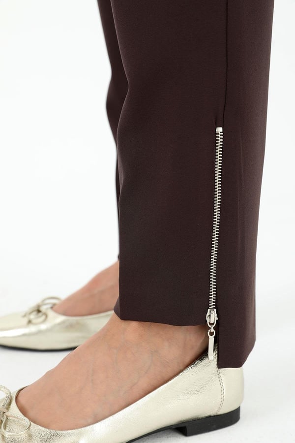 SENTEZ Paçası Fermuarlı Classic Pantolon