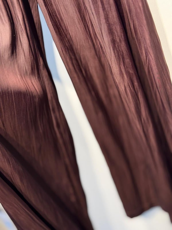 Sİ DESİGN my8 2201 Kırıştırma Kumaş Rahat Pantolon