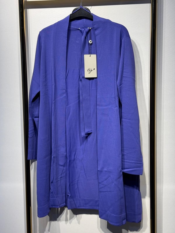 TIĞ TRİKO Beli Kemerli Rayon Basic Hırka