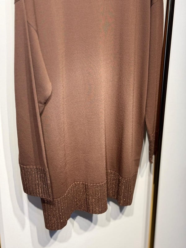TIĞ TRİKO Eteği Simli Önden Düğmeli Rayon Hırka