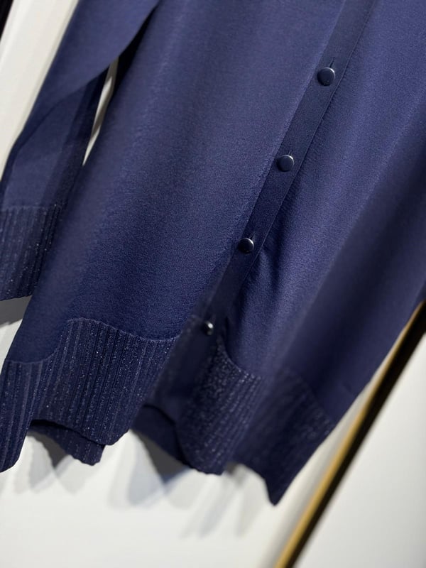 TIĞ TRİKO Eteği Simli Önden Düğmeli Rayon Hırka