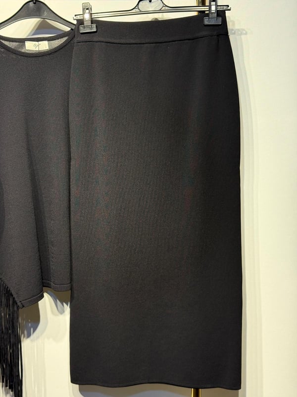 TIĞ TRİKO Püskül Detaylı Rayon Bluz - Etek Takım