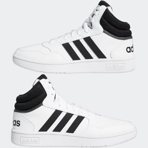 Adidas HOOPS 3.0 MID Beyaz Erkek Basketbol Ayakkabısı