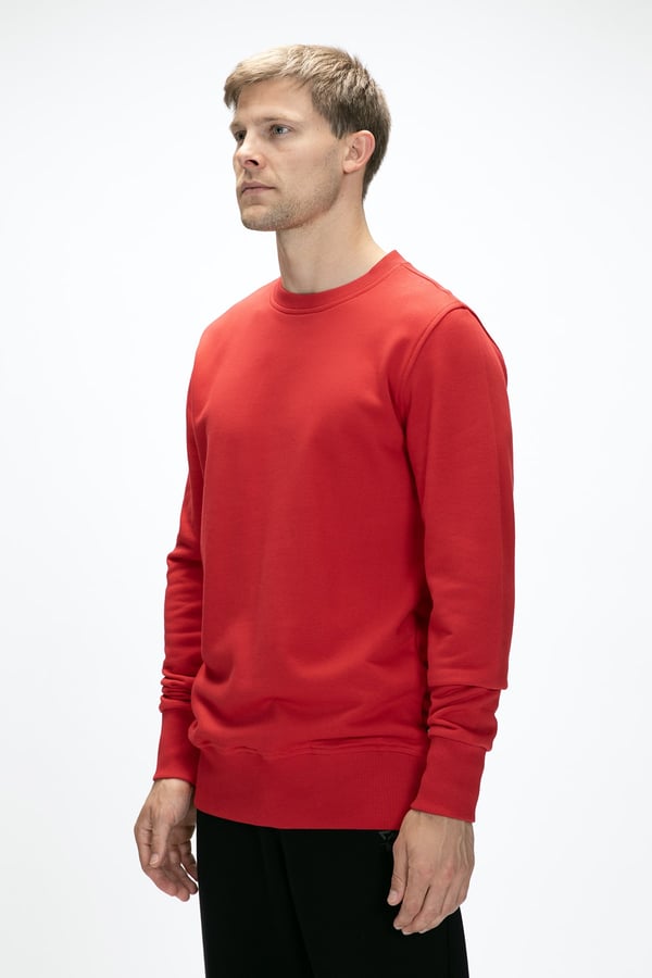 Bad Bear CORNER CREWNECK Kırmızı Erkek Sweatshirt