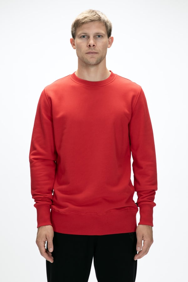 Bad Bear CORNER CREWNECK Kırmızı Erkek Sweatshirt