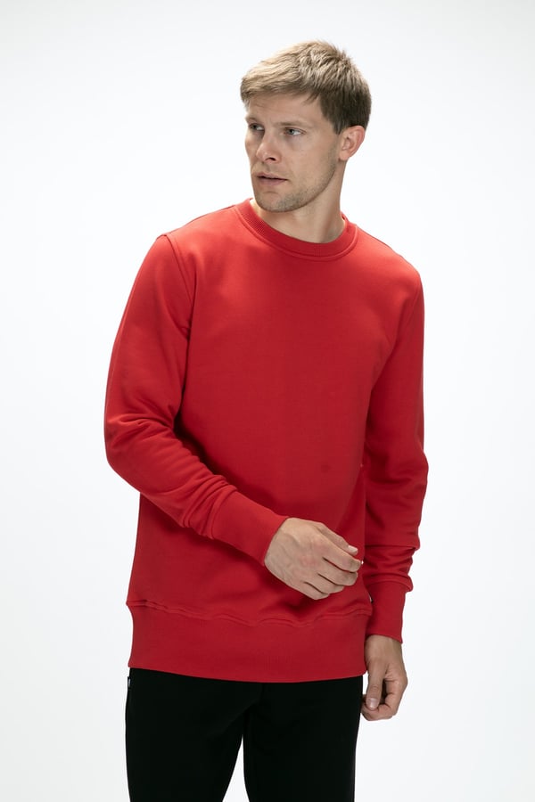 Bad Bear CORNER CREWNECK Kırmızı Erkek Sweatshirt