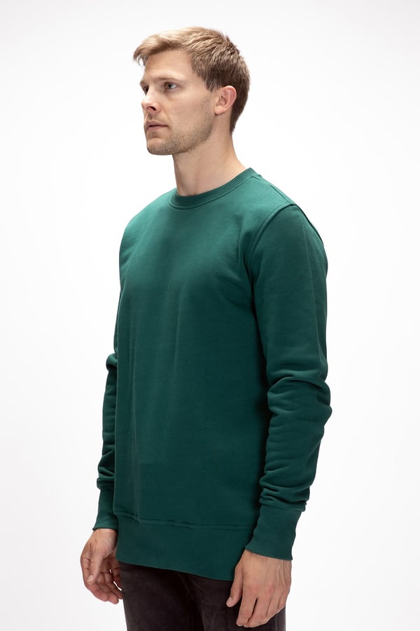 Bad Bear CORNER CREWNECK Yeşil Erkek Sweatshirt