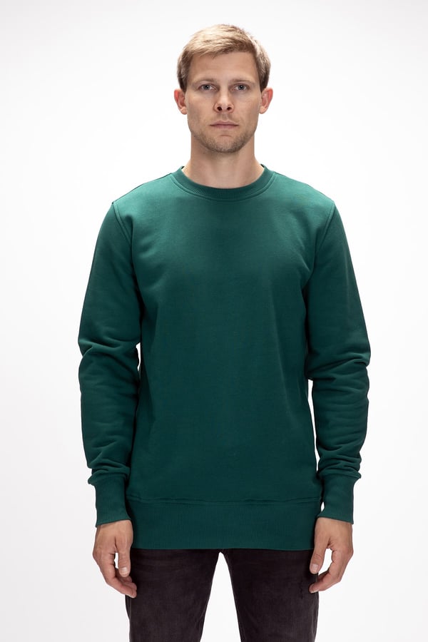 Bad Bear CORNER CREWNECK Yeşil Erkek Sweatshirt