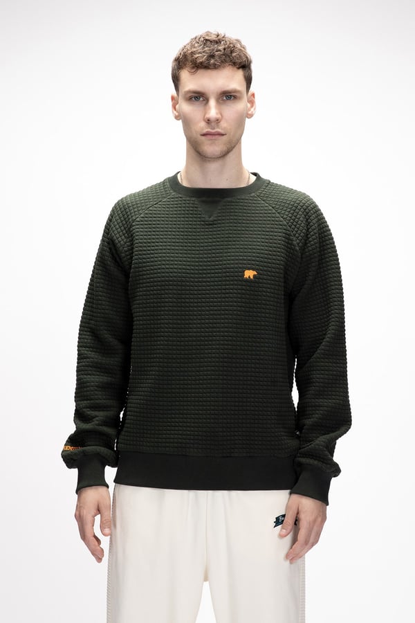 Bad Bear DIEZ CREWNECK Haki Erkek Sweatshirt