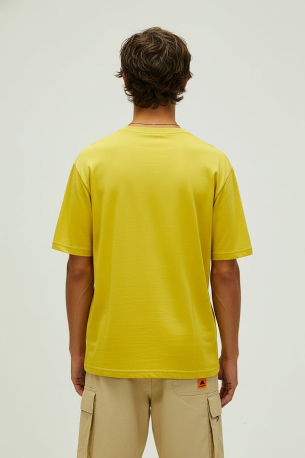 Bad Bear MUSCLE BASIC T-SHIRT Sarı Erkek T-Shirt