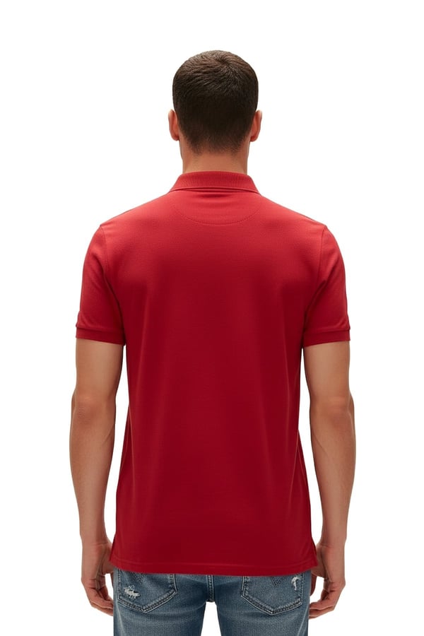 Bad Bear RIXON POLO NECK TİŞORT Kırmızı Erkek T-Shirt