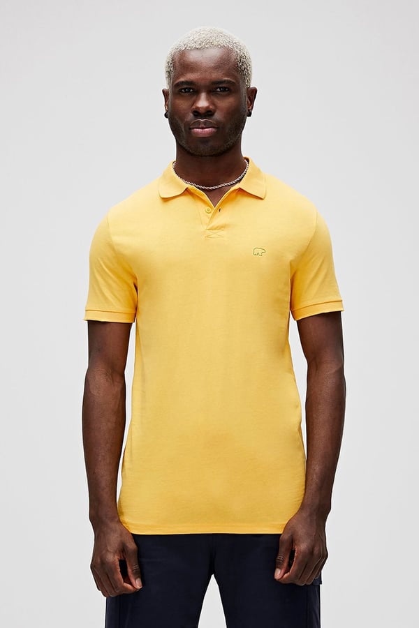 Bad Bear RIXON POLO NECK TİŞORT Sarı Erkek T-Shirt