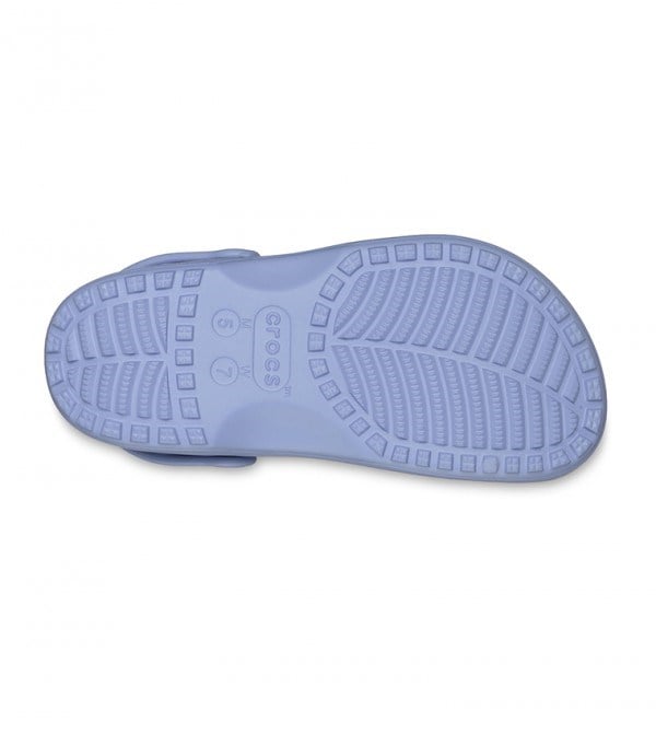 Crocs Classic Floral Cut Out Clog Lila Kadın Terlik