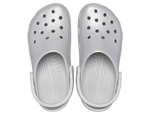Crocs Classic Glitter Clog Gri Unisex Terlik