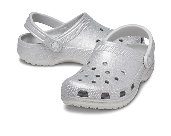 Crocs Classic Glitter Clog Gri Unisex Terlik