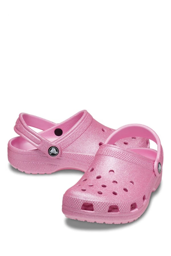 Crocs Classic Glitter Clog K Pembe Kız Çocuk Terlik