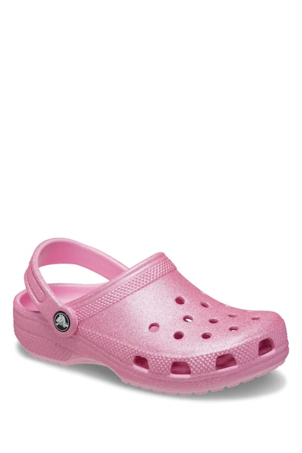 Crocs Classic Glitter Clog K Pembe Kız Çocuk Terlik