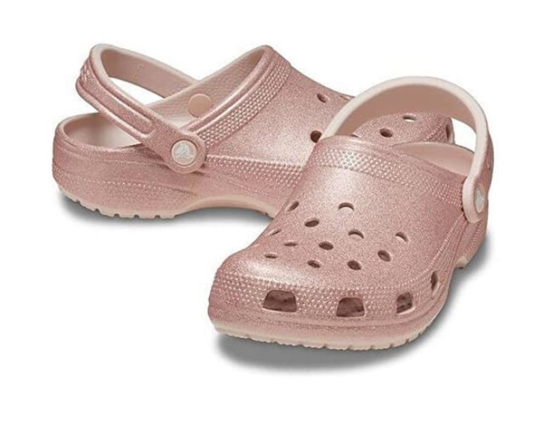 Crocs Classic Glitter Clog Pudra Unisex Terlik