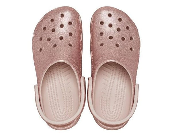 Crocs Classic Glitter Clog Pudra Unisex Terlik