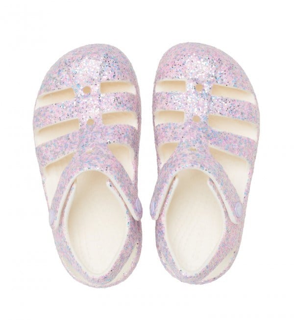 Crocs Classic Glitter Fisherman T Pembe Kız Çocuk Sandalet