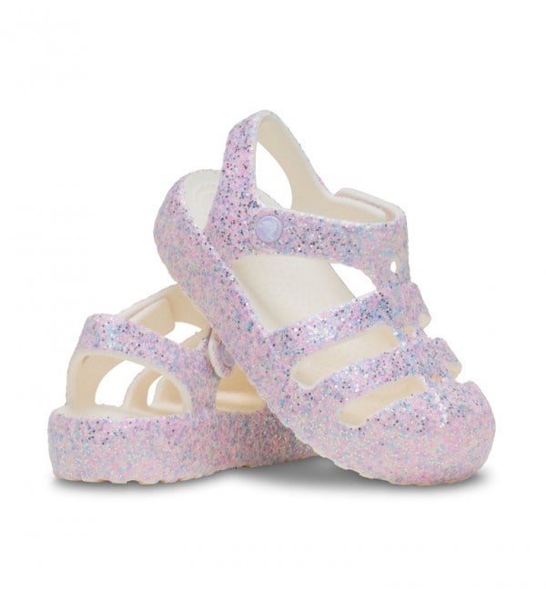 Crocs Classic Glitter Fisherman T Pembe Kız Çocuk Sandalet