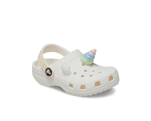 Crocs Classic IAM Rainbow UnicornCgT Bej Kız Çocuk Terlik