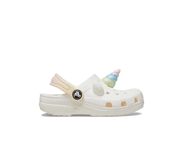 Crocs Classic IAM Rainbow UnicornCgT Bej Kız Çocuk Terlik