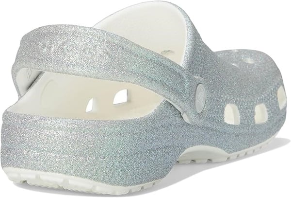 Crocs Classic Iridescent Glitter CgK Beyaz Kız Çocuk Terlik