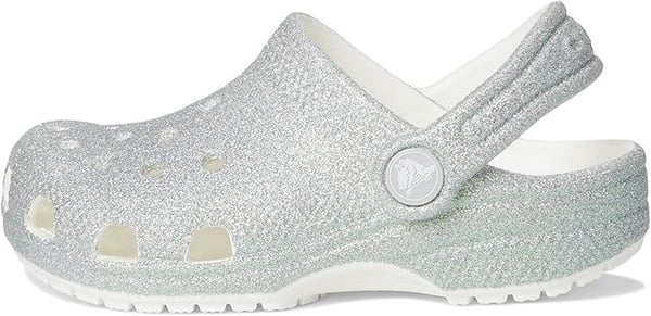 Crocs Classic Iridescent Glitter CgT Beyaz Kız Çocuk Terlik