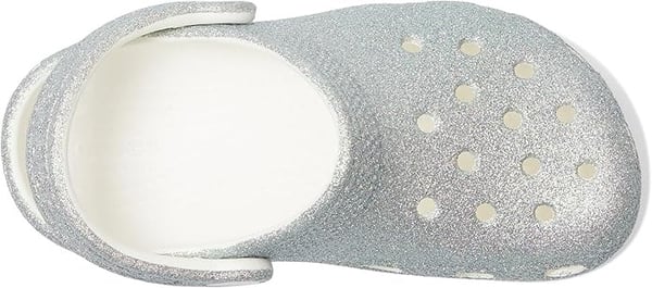 Crocs Classic Iridescent Glitter CgT Beyaz Kız Çocuk Terlik