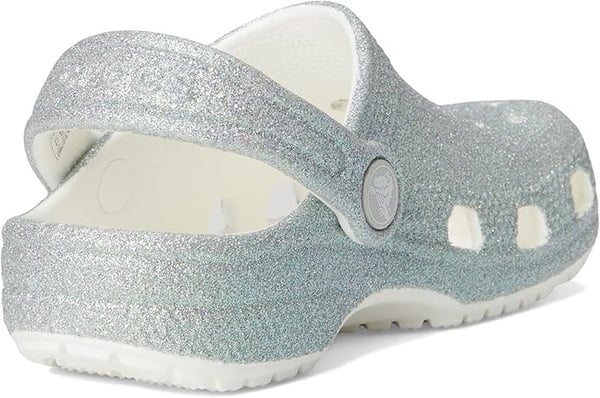 Crocs Classic Iridescent Glitter CgT Beyaz Kız Çocuk Terlik