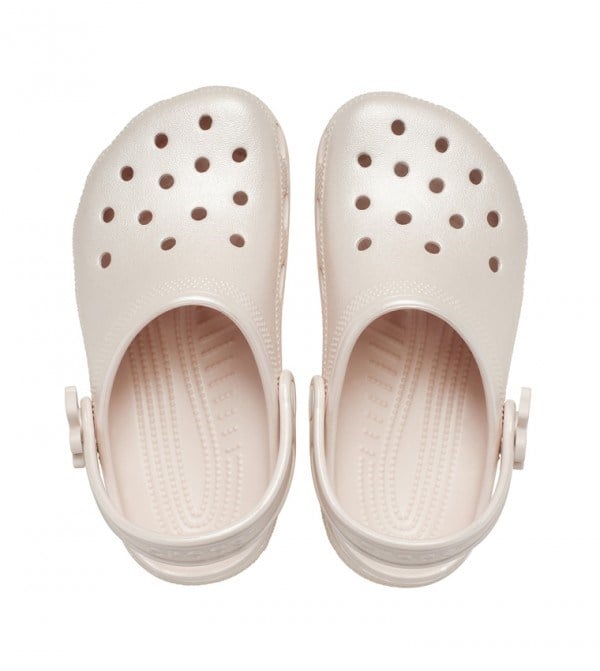 Crocs Classic Pearl Shine Clog K Pudra Kız Çocuk Terlik