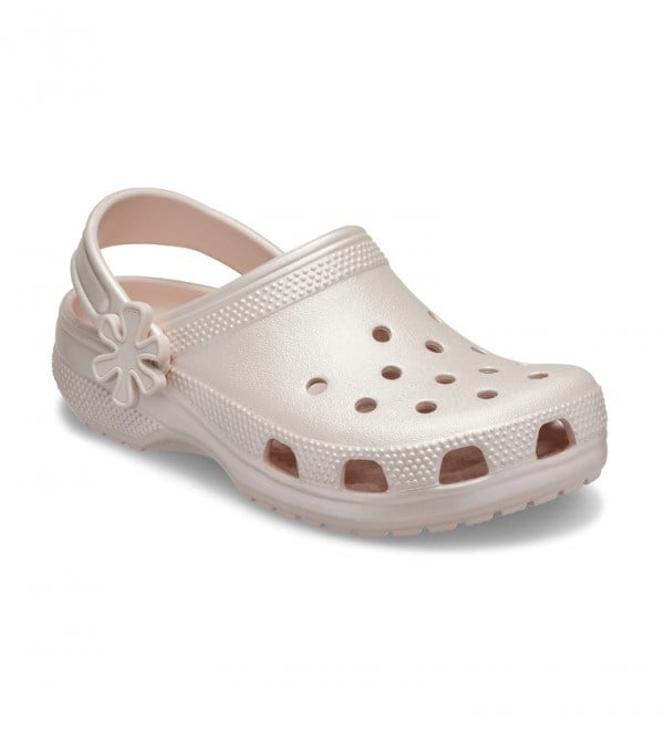 Crocs Classic Pearl Shine Clog K Pudra Kız Çocuk Terlik