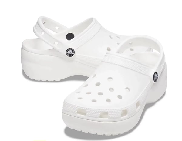 Crocs Classic Platform Clog W Beyaz Kadın Terlik