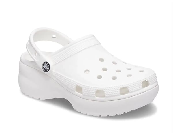 Crocs Classic Platform Clog W Beyaz Kadın Terlik