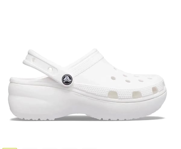 Crocs Classic Platform Clog W Beyaz Kadın Terlik