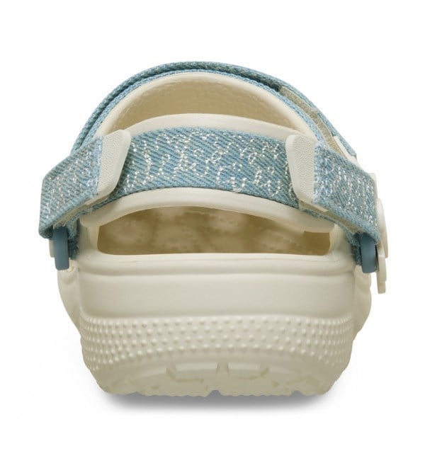 Crocs Clsc Dnm Flwr Adj BackstrapCgK Kırık Beyaz Kız Çocuk Terlik
