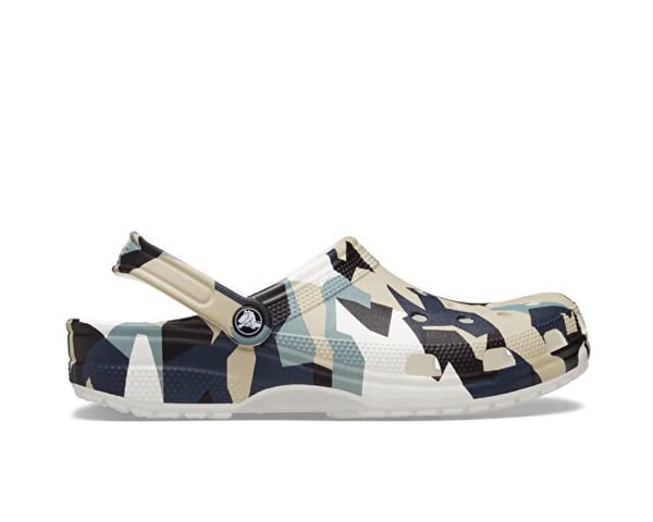 Crocs Geo Camo Clog Beyaz Erkek Terlik