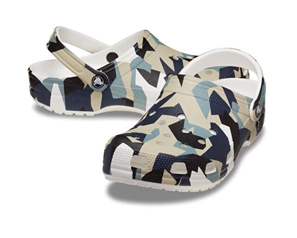 Crocs Geo Camo Clog Beyaz Erkek Terlik