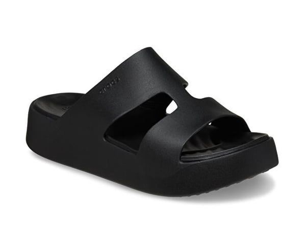 Crocs Getaway Platform H-Strap Siyah Kadın Terlik