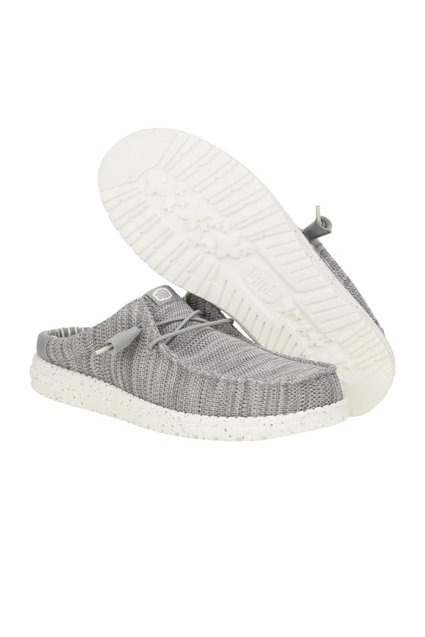 Hey Dude Wally Slip Stretch Sox Gri Erkek Terlik