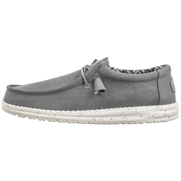 Hey Dude Wally Stretch Canvas Gri Erkek Günlük Ayakkabı