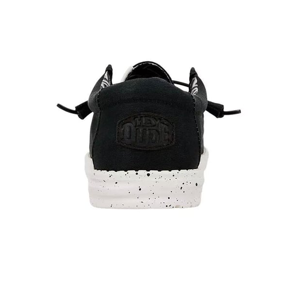 Hey Dude Wally Stretch Canvas Siyah Erkek Günlük Ayakkabı