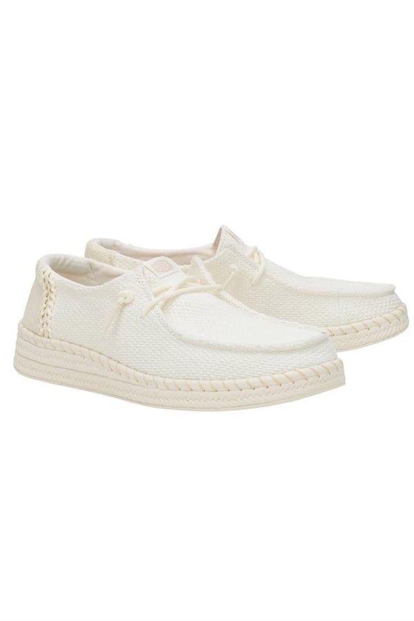 Hey Dude Wendy Espadrille Woven Beyaz Kadın Günlük Ayakkabı
