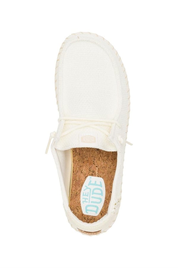 Hey Dude Wendy Espadrille Woven Beyaz Kadın Günlük Ayakkabı