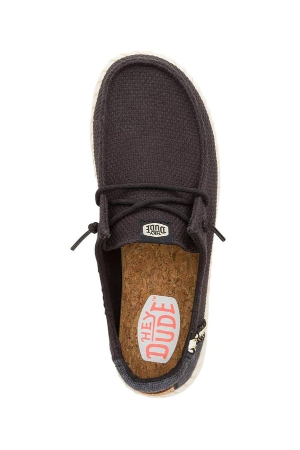 Hey Dude Wendy Espadrille Woven Siyah Kadın Günlük Ayakkabı