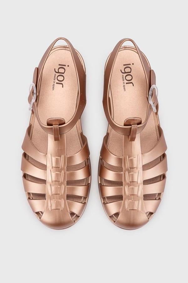 Igor BB340 BIARRITZ SHINY METAL Bronz Kadın Sandalet
